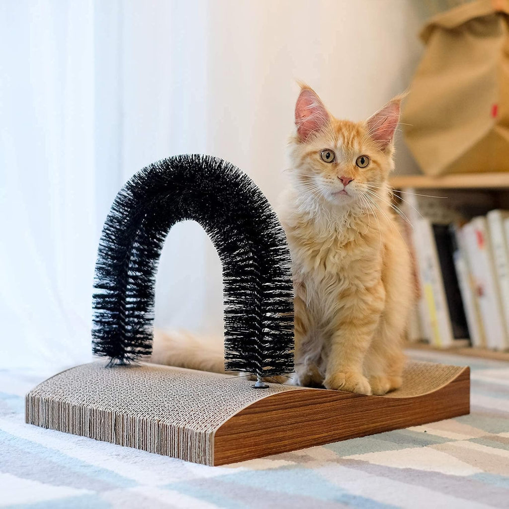 Lowkey Paws Cat Self Groomer | Scratcher Pad