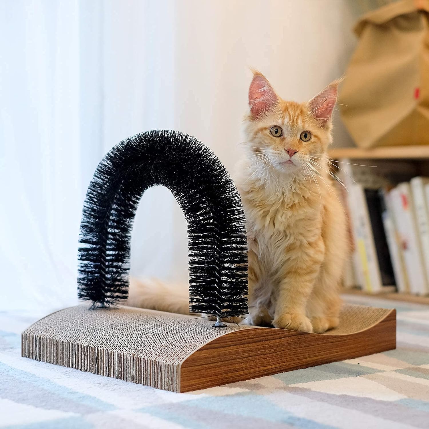Lowkey Paws Cat Self Groomer | Scratcher Pad