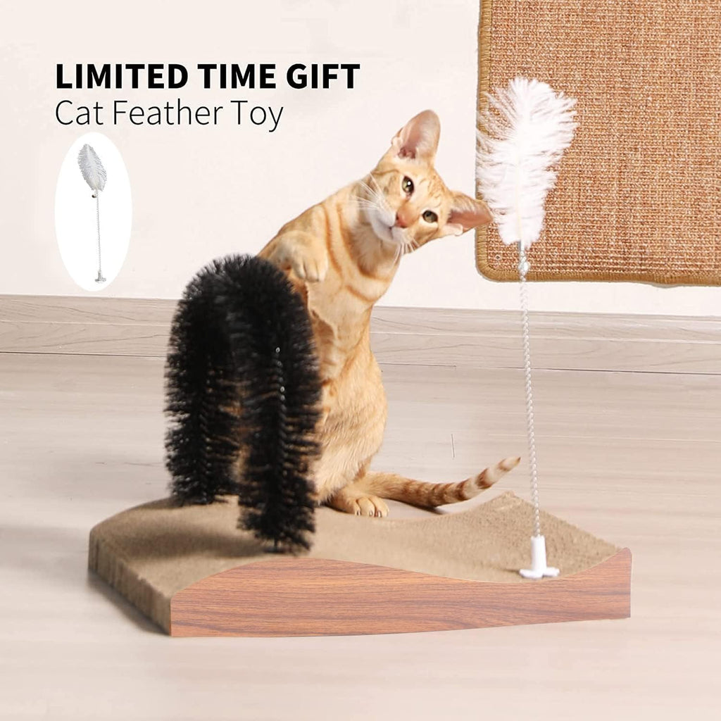 Lowkey Paws Cat Self Groomer | Scratcher Pad