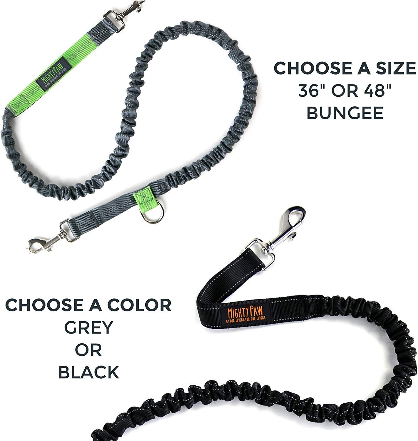 Lowkey Paws Hands-Free Dog Leash | Bungee Waist Belt
