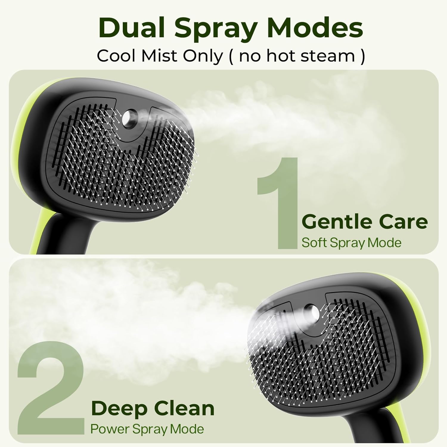 Lowkey Paws Steam Brush | Self-Cleaning 