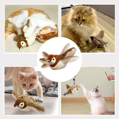 Lowkey Paws Chirping Bird Toy | Interactive Cat Hunter