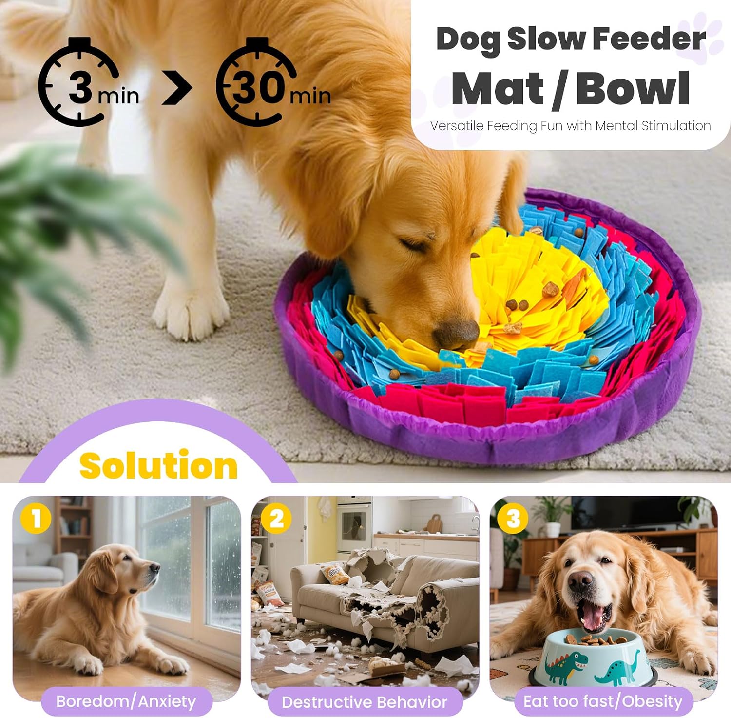 Lowkey Paws Snuffle Mat | Slow Feeder Toy