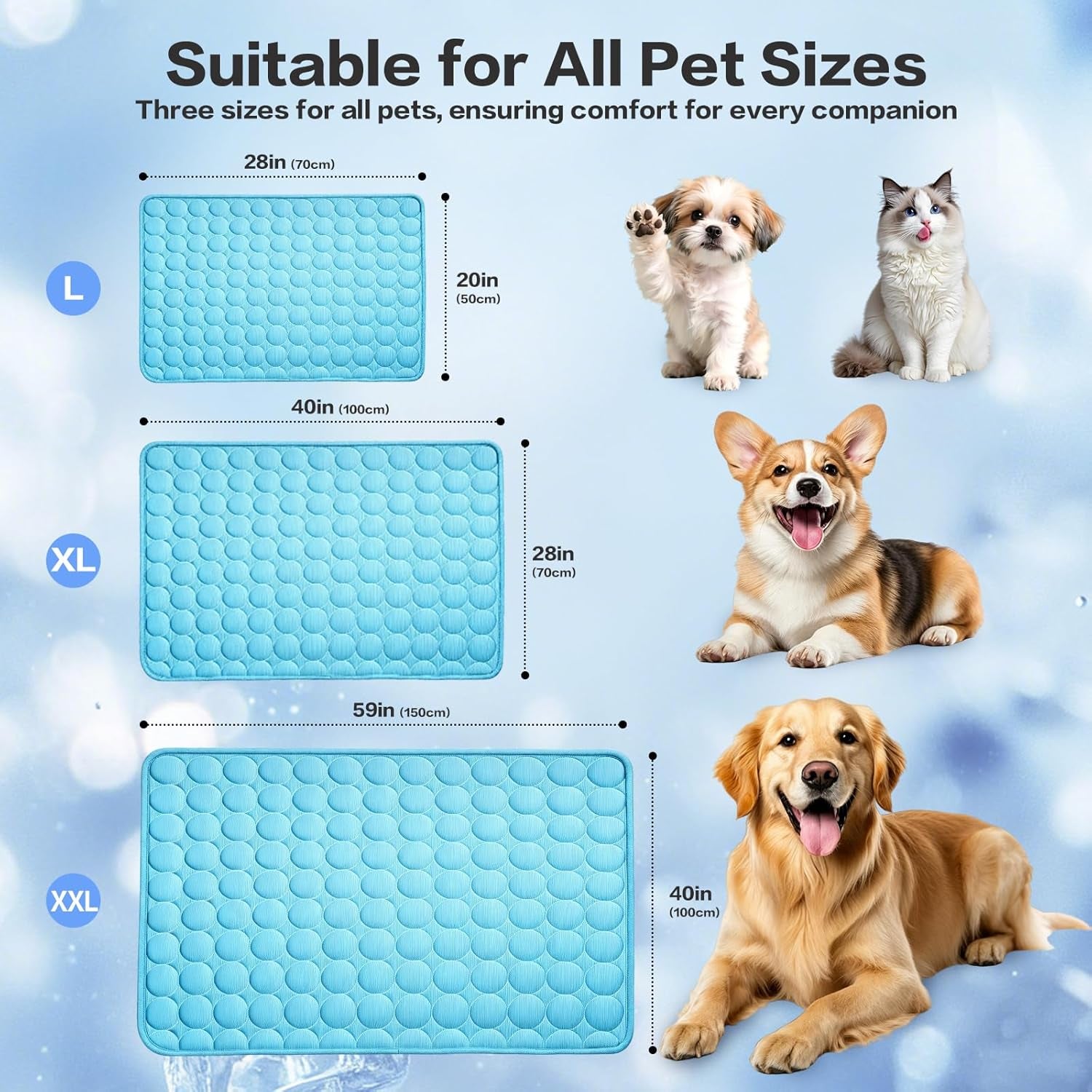 Lowkey Paws Cooling Mat | Q-Max 0.4 Summer Chill Pad